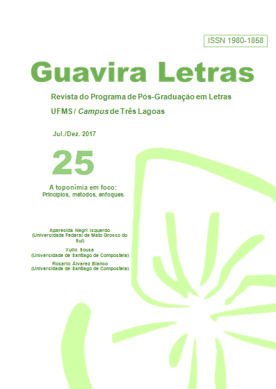 guavira letras - Programa de Pós-Graduação em Letras